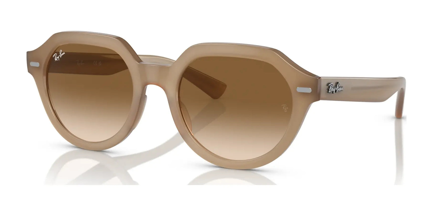 Ray-Ban GINA RB4399F Sunglasses Turtledove / Brown Ray-Ban GINA RB4399F Sunglasses Turtledove / Brown