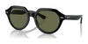 Ray-Ban GINA RB4399F Sunglasses | Size 53 / Black №901/58 / Green (Polarized) (3P 11%)