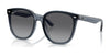 Ray-Ban RB4423D Sunglasses | Size 66 / Dark Transparent Blue №6592T3 / Grey Gradient (Polarized) (3P 13%)