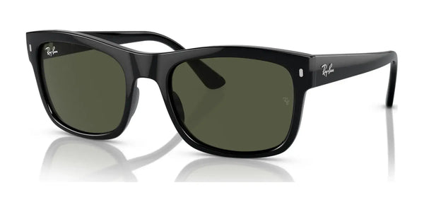 Ray-Ban RB4428 Sunglasses | Size 56 / Black №601/31 / Green (3N 13.2%)
