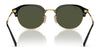 Ray-Ban RB4429 Sunglasses / Black On Gold №601/31 / Green (3N 13.2%) / Size 53