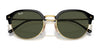 Ray-Ban RB4429 Sunglasses / Black On Gold №601/31 / Green (3N 13.2%) / Size 53