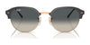 Ray-Ban RB4429 Sunglasses / Black On Gold №601/31 / Green (3N 13.2%) / Size 53
