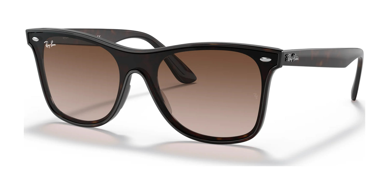 Ray-Ban BLAZE WAYFARER RB4440N Sunglasses Light Havana / Brown Gradient Ray-Ban BLAZE WAYFARER RB4440N Sunglasses Light Havana / Brown Gradient