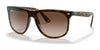 Ray-Ban BLAZE BOYFRIEND RB4447N Sunglasses | Size 138 / Light Havana №710/13 / Brown (3N 16%)