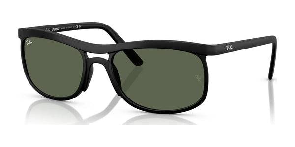 Ray-Ban RB4452 Sunglasses / Sand Black №601S71 / Dark Green (3N 14.0%) / Size 56