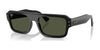 Ray-Ban FLACKO RB4454 Sunglasses / Black №667731 / Green (3N 13.2%) / Size 53