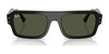Ray-Ban FLACKO RB4454 Sunglasses / Black №667731 / Green (3N 13.2%) / Size 53