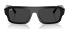 Ray-Ban LUKAS RB4454 Sunglasses / Black №667731 / Green (3N 13.2%) / Size 53