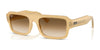 Ray-Ban FLACKO RB4454 Sunglasses / Transparent Beige №680651 / Clear Gradient Brown (2N 30.5%) / Size 53