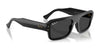 Ray-Ban LUKAS RB4454F Sunglasses | Size 53 / Black №667731 / Green (3N 13.2%)