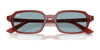 Ray-Ban ZURI RB4455 Sunglasses / Rosty Brown №680980 / Blue (2N 36.6%) / Size 49