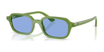 Ray-Ban ZURI RB4455F Sunglasses Cloudy Jungle Green / Blue