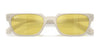 Ray-Ban ZAYA RB4456 Sunglasses / Cloudy Natural Pink №681182 / Dark Green (2N 19.6%) / Size 50