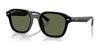 Ray-Ban RB4458D Sunglasses | Size 65 / Black №601/9A / Dark Green (Polarized) (3P 16%)