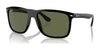 Ray-Ban BOYFRIEND TWO RB4547 Sunglasses / Black №601/58 / Green (Polarized) (3P 11%) / Size 57