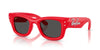 Ray-Ban WAYFARER PUFFER RB4940B Sunglasses | Size 47 / Red & Strass №686187 / Ultra Black (3N 10.1%)