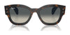 Ray-Ban JORGE RB7681SF Sunglasses | Size 52 / Black №901/31 / Green (3N 13.2%)