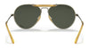 Ray-Ban RB8063 Sunglasses | Size 55 / Antique Gold №9207P1 / Dark Green Classic (Polarized) (3P 13.6%)
