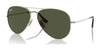 Ray-Ban AVIATOR TITANIUM RB8089 Sunglasses / Arista Gold №926531 / Green (3N 13.2%) / Size 58