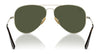 Ray-Ban AVIATOR TITANIUM RB8089 Sunglasses / Arista Gold №926531 / Green (3N 13.2%) / Size 58