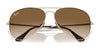 Ray-Ban AVIATOR TITANIUM RB8089 Sunglasses / Arista Gold №926531 / Green (3N 13.2%) / Size 58