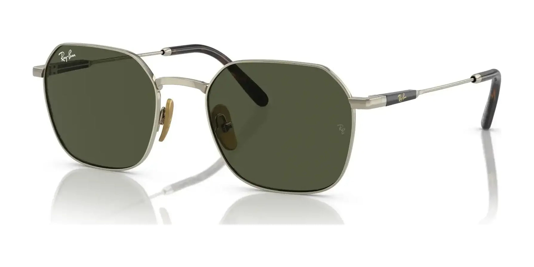 Ray-Ban JIM TITANIUM RB8094 Sunglasses Arista Gold / Green Ray-Ban JIM TITANIUM RB8094 Sunglasses Arista Gold / Green