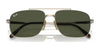 Ray-Ban MICHAEL TITANIUM RB8096 Sunglasses | Size 59 / Arista Gold №926531 / Green (3N 13.2%)
