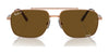 Ray-Ban MICHAEL TITANIUM RB8096 Sunglasses | Size 59 / Arista Gold №926531 / Green (3N 13.2%)