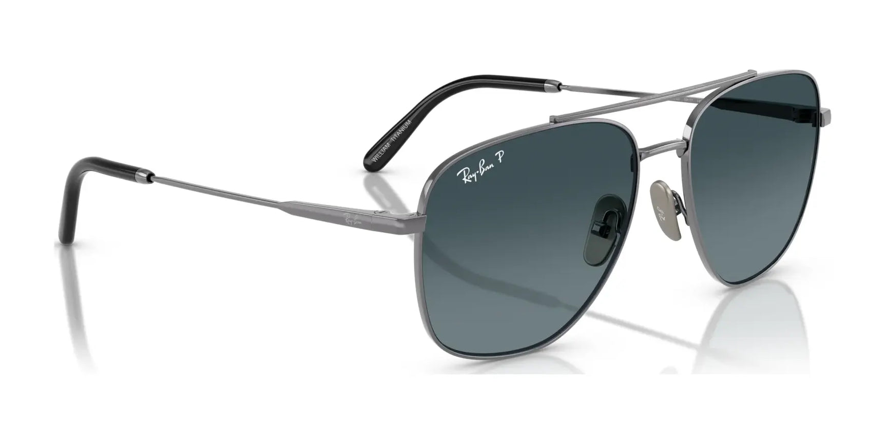 Ray-Ban WILLIAM TITANIUM RB8097 Sunglasses | Size 59 Ray-Ban WILLIAM TITANIUM RB8097 Sunglasses | Size 59