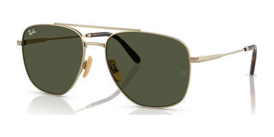 Ray-Ban WILLIAM TITANIUM RB8097 Sunglasses Arista Gold / G-15 Green
