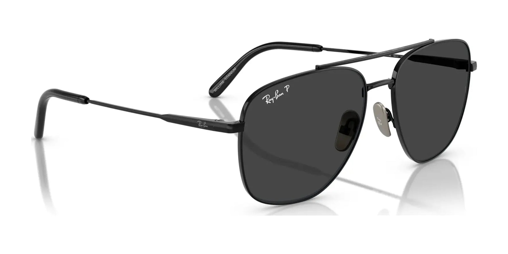 Ray-Ban WILLIAM TITANIUM RB8097 Sunglasses | Size 59 Ray-Ban WILLIAM TITANIUM RB8097 Sunglasses | Size 59