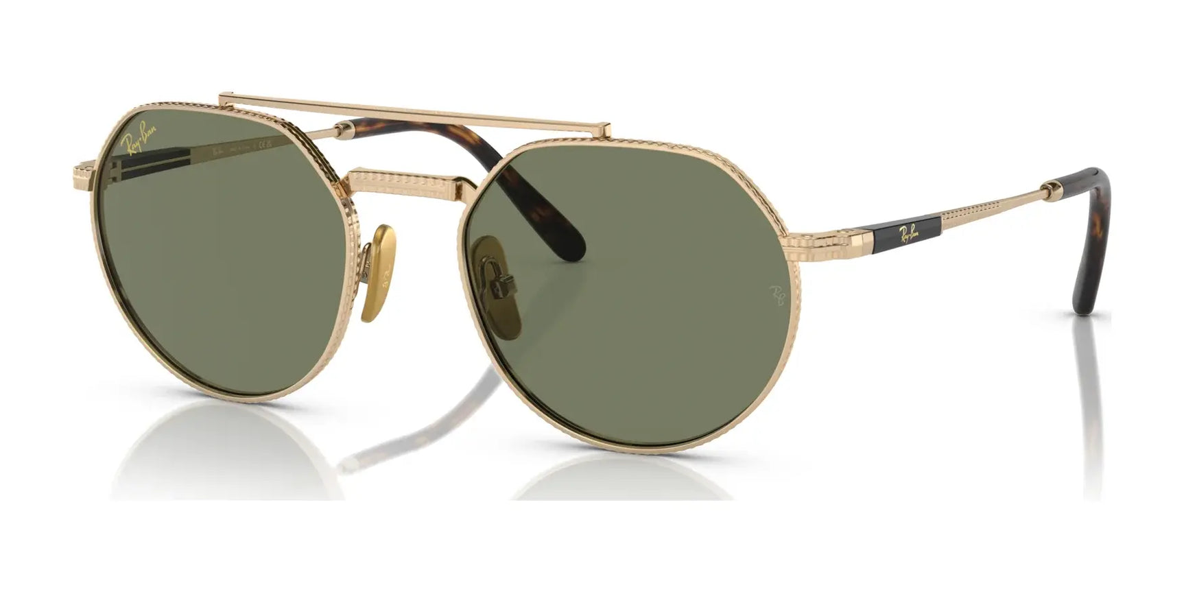 Ray-Ban JACK II TITANIUM RB8265 Sunglasses Arista Gold / Green Ray-Ban JACK II TITANIUM RB8265 Sunglasses Arista Gold / Green
