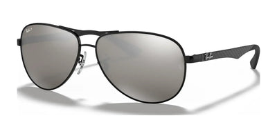 Ray-Ban CARBON FIBRE RB8313 Sunglasses Black / Grey (Polarized)