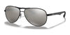 Ray-Ban CARBON FIBRE RB8313 Sunglasses / Black №002/K7 / Grey (Polarized) (3P 11.4%) / Size 61