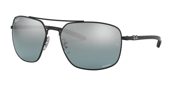 Ray-Ban RB8322CH Sunglasses | Size 62 / Black №002/5L / Grey (Polarized) (3P 17.0%)