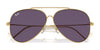 Ray-Ban AVIATOR REVERSE RBR0101S Sunglasses / Arista Gold №001/69 / Dark Violet (2N 20.5%) / Size 59