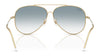 Ray-Ban AVIATOR REVERSE RBR0101S Sunglasses / Arista Gold №001/69 / Dark Violet (2N 20.5%) / Size 59