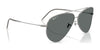Ray-Ban AVIATOR REVERSE RBR0101S Sunglasses / Arista Gold №001/69 / Dark Violet (2N 20.5%) / Size 59