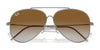Ray-Ban AVIATOR REVERSE RBR0101S Sunglasses / Arista Gold №001/69 / Dark Violet (2N 20.5%) / Size 59