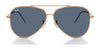 Ray-Ban AVIATOR REVERSE RBR0101S Sunglasses / Arista Gold №001/69 / Dark Violet (2N 20.5%) / Size 59