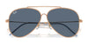 Ray-Ban AVIATOR REVERSE RBR0101S Sunglasses / Arista Gold №001/69 / Dark Violet (2N 20.5%) / Size 59