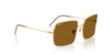 Ray-Ban SQUARE REVERSE RBR0104S Sunglasses / Rose Gold №92023A / Dark Blue (3N 16.6%) / Size 54
