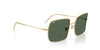 Ray-Ban SQUARE REVERSE RBR0104S Sunglasses / Rose Gold №92023A / Dark Blue (3N 16.6%) / Size 54