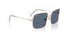 Ray-Ban SQUARE REVERSE RBR0104S Sunglasses / Rose Gold №92023A / Dark Blue (3N 16.6%) / Size 54