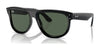 Ray-Ban BOYFRIEND REVERSE RBR0501S Sunglasses | Size 56 / Black №6677VR / G-15 Green (3N 14.9%)
