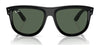 Ray-Ban BOYFRIEND REVERSE RBR0501S Sunglasses | Size 56 / Black №6677VR / G-15 Green (3N 14.9%)