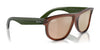 Ray-Ban BOYFRIEND REVERSE RBR0501S Sunglasses | Size 56 / Black №6677VR / G-15 Green (3N 14.9%)