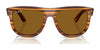 Ray-Ban BOYFRIEND REVERSE RBR0501S Sunglasses | Size 56 / Black №6677VR / G-15 Green (3N 14.9%)