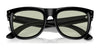 Ray-Ban WAYFARER REVERSE RBR0502SF Sunglasses | Size 53 / Black №6677VR / Dark Green (3N 14.9%)